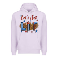 Lilac let's get lit 1 Premium Hoodie - BundleAndBundleShop