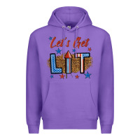 Purple let's get lit 1 Premium Hoodie - BundleAndBundleShop