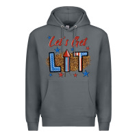 Rock let's get lit 1 Premium Hoodie - BundleAndBundleShop