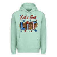 Seafoam let's get lit 1 Premium Hoodie - BundleAndBundleShop