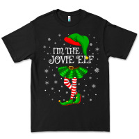 Black matching family group i'm the jovie elf christmas t shirt Premium Tee - minhPixels