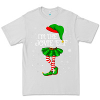Dove Grey matching family group i'm the jovie elf christmas t shirt Premium Tee - minhPixels