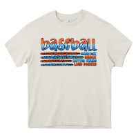 Cream vintage baseball Heavy Core Tee - Artiststas
