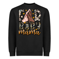 Black Fur Baby Mama Heavyweight Sweatshirt - CowhideDigitalArt