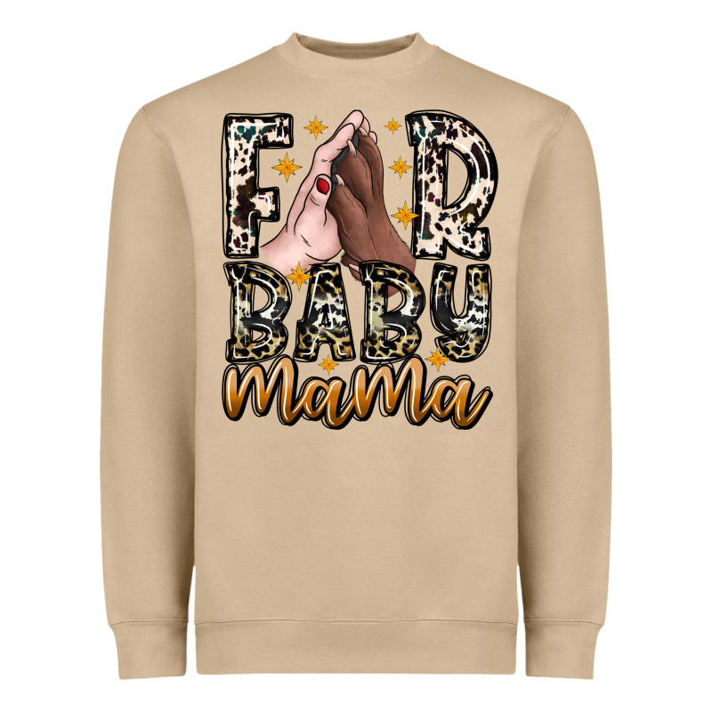 Fur Baby Mama Heavyweight Sweatshirt by CowhideDigitalArt | Teevron