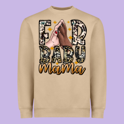 Fur Baby Mama Heavyweight Sweatshirt Designed By Cowhidedigitalart