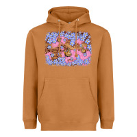 Meerkat easter butterfly leopard background Heavyweight Hoodie - Artiststas