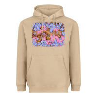 Mushroom easter butterfly leopard background Heavyweight Hoodie - Artiststas