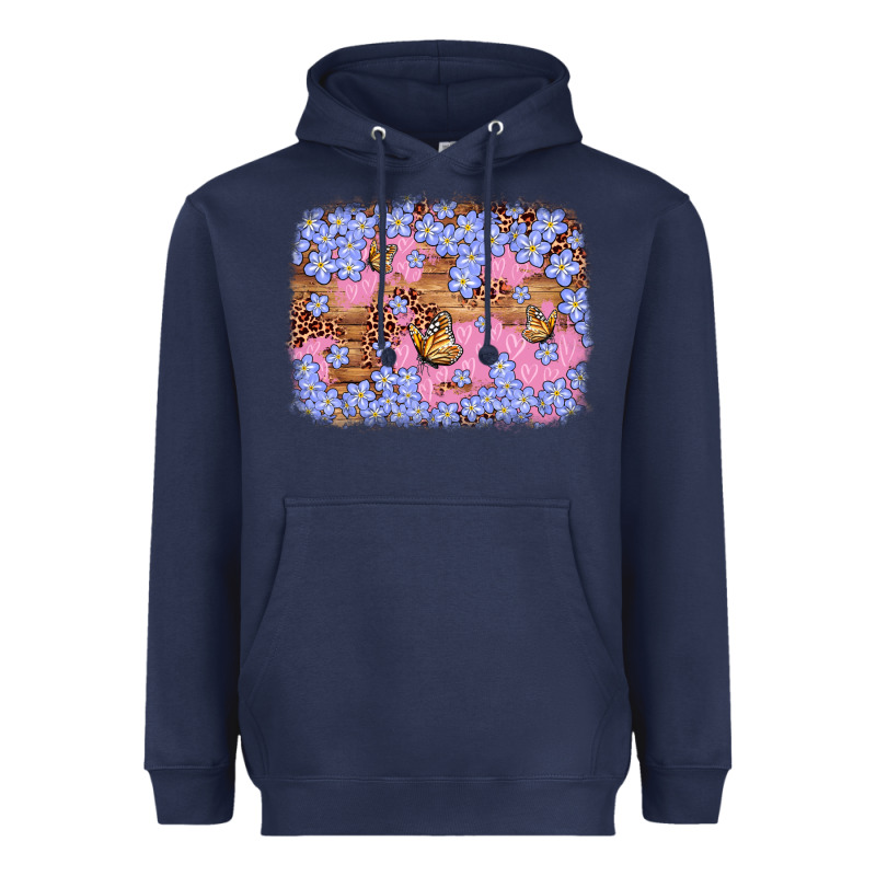 Easter Butterfly Leopard Background Heavyweight Hoodie by Artiststas | Teevron