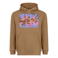 Toasted Coconut easter butterfly leopard background Heavyweight Hoodie - Artiststas