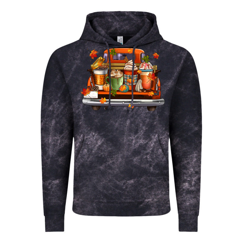 Coffee Cups Truck Vintage Hoodie by CowGirlArtShop | Teevron