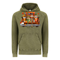 Vintage Olive coffee cups truck Vintage Hoodie - CowGirlArtShop