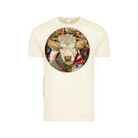 Vintage Arctic Charolais Heifer Christmas Vintage Tee - RanaPortraitStore