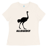 Bone ALLEGEDLY FUNNY OSTRICH Ladies Tee - Bettercallsaul