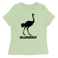 Matcha ALLEGEDLY FUNNY OSTRICH Ladies Tee - Bettercallsaul
