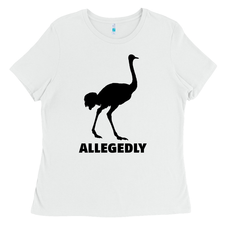 Allegedly Funny Ostrich Ladies Tee by Bettercallsaul | Teevron