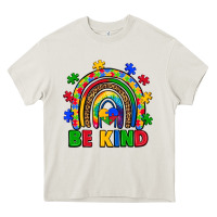 Cream autism awareness rainbow Heavy Core Tee - Artiststas