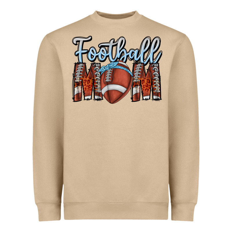 Football Mom Heavyweight Sweatshirt by CowhideDigitalArt | Teevron
