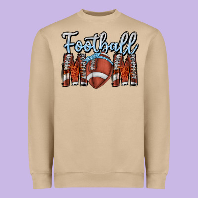 Football Mom Heavyweight Sweatshirt Designed By Cowhidedigitalart