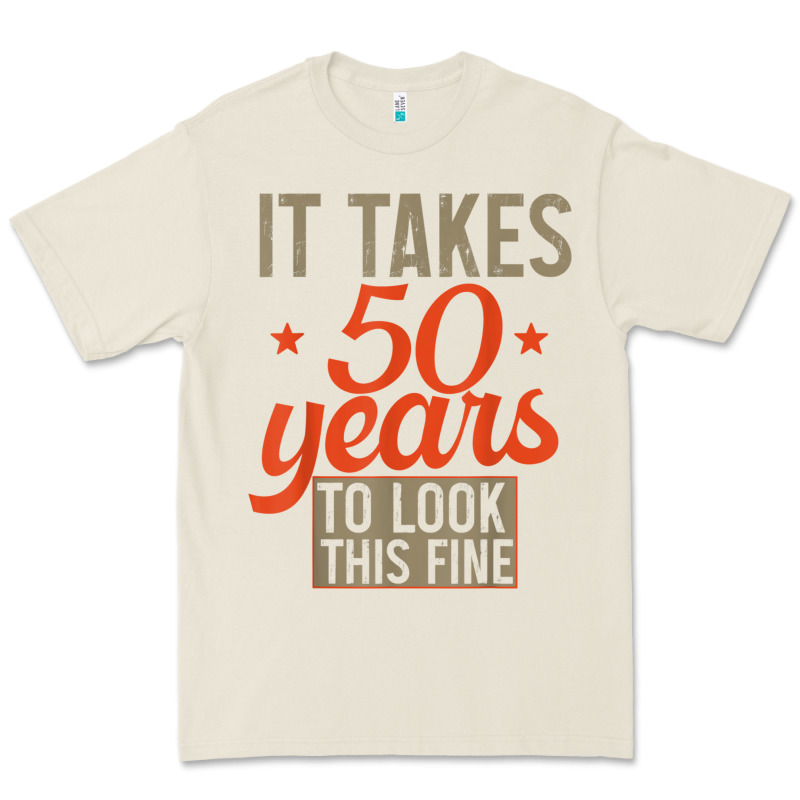 50 Years Old 50th Birthday Gifts For Men And Women Premium Tee by minhPixels | Teevron