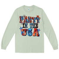 Matcha Party in the usa 4th of july Long Sleeve Tee - CowGirlArtShop