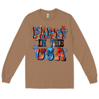 Toasted Coconut Party in the usa 4th of july Long Sleeve Tee - CowGirlArtShop