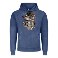 Vintage Denim walking in a winter wonderland Vintage Hoodie - CowGirlArtShop