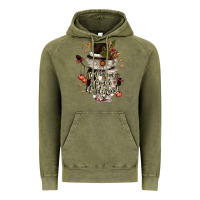 Vintage Olive walking in a winter wonderland Vintage Hoodie - CowGirlArtShop