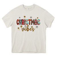 Cream christmas vibes Heavy Core Tee - JahusDesignShop
