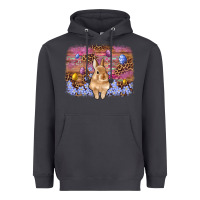 Smoke easter bunny egg leopard background Heavyweight Hoodie - Artiststas