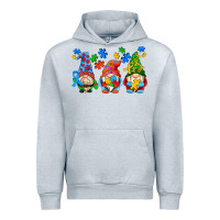 Heather Grey autism gnomes Urban Hoodie - AdoDesignShop