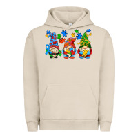 Pigment French Oak autism gnomes Urban Hoodie - AdoDesignShop