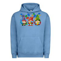 Pigment Pebble Blue autism gnomes Urban Hoodie - AdoDesignShop