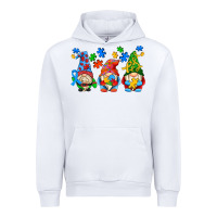 White autism gnomes Urban Hoodie - AdoDesignShop
