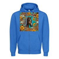 True Royal western tennessee horse Zipper Hoodie - LillyAllenDesigns