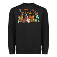 Black fur mama Heavyweight Sweatshirt - CowhideDigitalArt