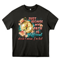 Asphalt just because my path is different Heavy Core Tee - Artiststas