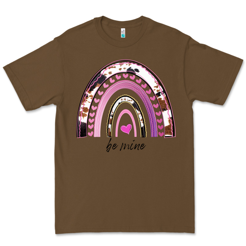 Valentines Day Rainbow, Valentines Day Rainbow Cowhide, Premium Tee by Bettercallsaul | Teevron