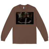Chestnut Phil Leotardo How About This Humidity Long Sleeve Tee - minhPixels