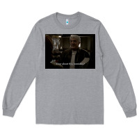 Heather Grey Phil Leotardo How About This Humidity Long Sleeve Tee - minhPixels