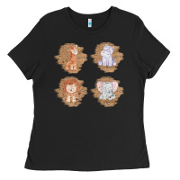 Black Safari Baby Animal Clipart Ladies Tee - Bettercallsaul