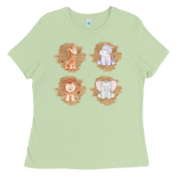 Matcha Safari Baby Animal Clipart Ladies Tee - Bettercallsaul