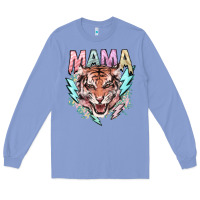 Colony Blue Mama tiger lightning bolt Long Sleeve Tee - HowdyJamesFarm