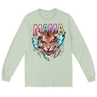 Matcha Mama tiger lightning bolt Long Sleeve Tee - HowdyJamesFarm