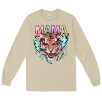 Mushroom Mama tiger lightning bolt Long Sleeve Tee - HowdyJamesFarm