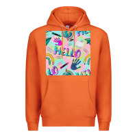 Carrot hello kindergarten seamless pattern Premium Hoodie - BundleAndBundleShop