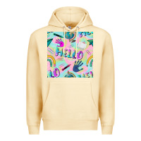 Pina Colada hello kindergarten seamless pattern Premium Hoodie - BundleAndBundleShop
