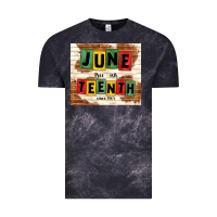 Cloud Black juneteenth free ish since 1865 Vintage Tee - TumblerDesignByShophia
