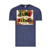 Vintage Denim juneteenth free ish since 1865 Vintage Tee - TumblerDesignByShophia