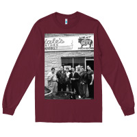 Burgundy The Sopranos Family Long Sleeve Tee - minhPixels